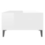 Couchtisch aus glänzend weißem Sperrholz, 103,5 x 60 x 35 cm von vidaXL, Couchtisch - Ref: Foro24-806028, Preis: 56,36 €, Rab...