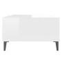 Mesa de centro madera contrachapada blanco brillo 103,5x60x35cm de vidaXL, Mesas de centro - Ref: Foro24-806028, Precio: 55,8...