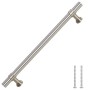 Tiradores para armarios 10 uds acero inoxidable plateado 160 mm