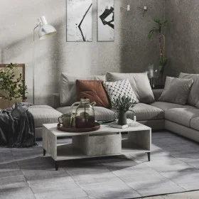 Couchtisch aus betongrauem Sperrholz, 103,5 x 60 x 35 cm von vidaXL, Couchtisch - Ref: Foro24-806026, Preis: 51,81 €, Rabatt: %