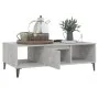 Couchtisch aus betongrauem Sperrholz, 103,5 x 60 x 35 cm von vidaXL, Couchtisch - Ref: Foro24-806026, Preis: 52,24 €, Rabatt: %