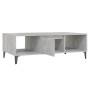 Mesa centro madera contrachapada gris hormigón 103,5x60x35 cm de vidaXL, Mesas de centro - Ref: Foro24-806026, Precio: 52,44 ...