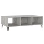 Mesa centro madera contrachapada gris hormigón 103,5x60x35 cm de vidaXL, Mesas de centro - Ref: Foro24-806026, Precio: 52,44 ...