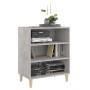 Concrete gray plywood sideboard 57x35x70 cm by vidaXL, Sideboards - Ref: Foro24-806053, Price: 43,45 €, Discount: %