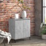 Aparador de madera contrachapada gris hormigón 60x35x70 cm de vidaXL, Aparadores - Ref: Foro24-806080, Precio: 62,23 €, Descu...