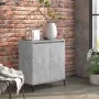 Concrete gray plywood sideboard 60x35x70 cm by vidaXL, Sideboards - Ref: Foro24-806080, Price: 57,37 €, Discount: %