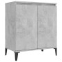 Aparador de madera contrachapada gris hormigón 60x35x70 cm de vidaXL, Aparadores - Ref: Foro24-806080, Precio: 62,23 €, Descu...