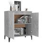 Aparador de madera contrachapada gris hormigón 60x35x70 cm de vidaXL, Aparadores - Ref: Foro24-806080, Precio: 62,23 €, Descu...