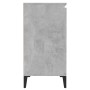 Aparador de madera contrachapada gris hormigón 60x35x70 cm de vidaXL, Aparadores - Ref: Foro24-806080, Precio: 62,23 €, Descu...