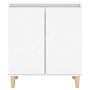Sideboard mit weißen Sperrholzbeinen 60x35x70 cm von vidaXL, Sideboards - Ref: Foro24-806067, Preis: 76,51 €, Rabatt: %