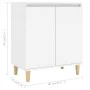 Sideboard with white plywood legs 60x35x70 cm by vidaXL, Sideboards - Ref: Foro24-806067, Price: 73,51 €, Discount: %