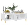 Couchtisch aus glänzend weißem Sperrholz, 103,5 x 60 x 35 cm von vidaXL, Couchtisch - Ref: Foro24-806019, Preis: 76,80 €, Rab...