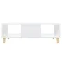 Couchtisch aus glänzend weißem Sperrholz, 103,5 x 60 x 35 cm von vidaXL, Couchtisch - Ref: Foro24-806019, Preis: 76,54 €, Rab...