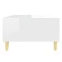 Couchtisch aus glänzend weißem Sperrholz, 103,5 x 60 x 35 cm von vidaXL, Couchtisch - Ref: Foro24-806019, Preis: 76,54 €, Rab...
