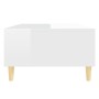 Couchtisch aus glänzend weißem Sperrholz, 103,5 x 60 x 35 cm von vidaXL, Couchtisch - Ref: Foro24-806019, Preis: 76,80 €, Rab...