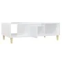 Couchtisch aus glänzend weißem Sperrholz, 103,5 x 60 x 35 cm von vidaXL, Couchtisch - Ref: Foro24-806019, Preis: 76,54 €, Rab...