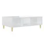 Couchtisch aus glänzend weißem Sperrholz, 103,5 x 60 x 35 cm von vidaXL, Couchtisch - Ref: Foro24-806019, Preis: 76,54 €, Rab...