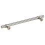 Tiradores para armarios 10 uds acero inoxidable plateado 160 mm