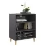 Sideboard aus glänzendem grauem Sperrholz 57x35x70 cm von vidaXL, Sideboards - Ref: Foro24-806057, Preis: 47,18 €, Rabatt: %