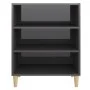 Sideboard aus glänzendem grauem Sperrholz 57x35x70 cm von vidaXL, Sideboards - Ref: Foro24-806057, Preis: 47,18 €, Rabatt: %