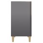 Sideboard aus glänzendem grauem Sperrholz 57x35x70 cm von vidaXL, Sideboards - Ref: Foro24-806057, Preis: 47,77 €, Rabatt: %