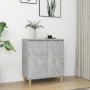 Aparador y patas madera contrachapada gris hormigón 60x35x70 cm de vidaXL, Aparadores - Ref: Foro24-806071, Precio: 60,58 €, ...