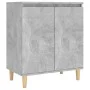Aparador y patas madera contrachapada gris hormigón 60x35x70 cm de vidaXL, Aparadores - Ref: Foro24-806071, Precio: 60,58 €, ...
