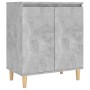 Concrete gray plywood sideboard and legs 60x35x70 cm by vidaXL, Sideboards - Ref: Foro24-806071, Price: 61,35 €, Discount: %