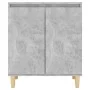 Aparador y patas madera contrachapada gris hormigón 60x35x70 cm de vidaXL, Aparadores - Ref: Foro24-806071, Precio: 60,58 €, ...