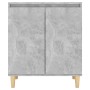 Concrete gray plywood sideboard and legs 60x35x70 cm by vidaXL, Sideboards - Ref: Foro24-806071, Price: 61,35 €, Discount: %