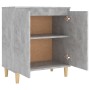 Concrete gray plywood sideboard and legs 60x35x70 cm by vidaXL, Sideboards - Ref: Foro24-806071, Price: 61,35 €, Discount: %