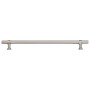 Tiradores para armarios 5 uds acero inoxidable plateado 224 mm