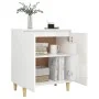 Sideboard und Beine aus glänzend weißem Sperrholz, 60 x 35 x 70 cm von vidaXL, Sideboards - Ref: Foro24-806073, Preis: 74,35 ...