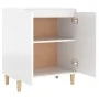 Sideboard und Beine aus glänzend weißem Sperrholz, 60 x 35 x 70 cm von vidaXL, Sideboards - Ref: Foro24-806073, Preis: 74,35 ...
