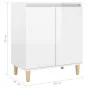 Sideboard und Beine aus glänzend weißem Sperrholz, 60 x 35 x 70 cm von vidaXL, Sideboards - Ref: Foro24-806073, Preis: 74,35 ...