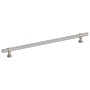 Tiradores para armarios 5 uds acero inoxidable plateado 224 mm