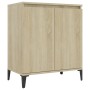Aparador de madera contrachapada color roble Sonoma 60x35x70 cm de vidaXL, Aparadores - Ref: Foro24-806079, Precio: 61,71 €, ...