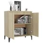 Sideboard aus Sonoma-Eichensperrholz, 60 x 35 x 70 cm von vidaXL, Sideboards - Ref: Foro24-806079, Preis: 59,28 €, Rabatt: %