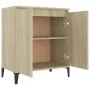 Sideboard aus Sonoma-Eichensperrholz, 60 x 35 x 70 cm von vidaXL, Sideboards - Ref: Foro24-806079, Preis: 59,28 €, Rabatt: %