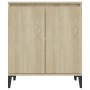 Aparador de madera contrachapada color roble Sonoma 60x35x70 cm de vidaXL, Aparadores - Ref: Foro24-806079, Precio: 61,71 €, ...