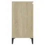 Sideboard aus Sonoma-Eichensperrholz, 60 x 35 x 70 cm von vidaXL, Sideboards - Ref: Foro24-806079, Preis: 59,28 €, Rabatt: %