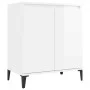 Glossy white plywood sideboard 60x35x70 cm by vidaXL, Sideboards - Ref: Foro24-806082, Price: 67,34 €, Discount: %