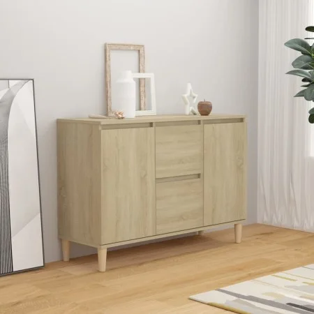 Engineered wood sideboard in Sonoma oak 101x35x70 cm by vidaXL, Sideboards - Ref: Foro24-806106, Price: 92,64 €, Discount: %
