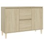 Engineered wood sideboard in Sonoma oak 101x35x70 cm by vidaXL, Sideboards - Ref: Foro24-806106, Price: 90,04 €, Discount: %
