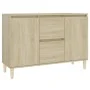 Engineered wood sideboard in Sonoma oak 101x35x70 cm by vidaXL, Sideboards - Ref: Foro24-806106, Price: 92,64 €, Discount: %