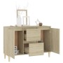 Engineered wood sideboard in Sonoma oak 101x35x70 cm by vidaXL, Sideboards - Ref: Foro24-806106, Price: 90,04 €, Discount: %