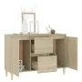 Engineered wood sideboard in Sonoma oak 101x35x70 cm by vidaXL, Sideboards - Ref: Foro24-806106, Price: 92,64 €, Discount: %