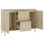 Engineered wood sideboard in Sonoma oak 101x35x70 cm by vidaXL, Sideboards - Ref: Foro24-806106, Price: 92,64 €, Discount: %