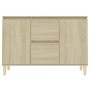 Engineered wood sideboard in Sonoma oak 101x35x70 cm by vidaXL, Sideboards - Ref: Foro24-806106, Price: 90,04 €, Discount: %