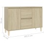 Engineered wood sideboard in Sonoma oak 101x35x70 cm by vidaXL, Sideboards - Ref: Foro24-806106, Price: 90,04 €, Discount: %